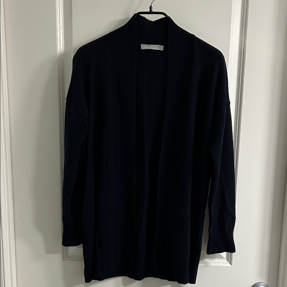 vince - dropped shoulder cardigan